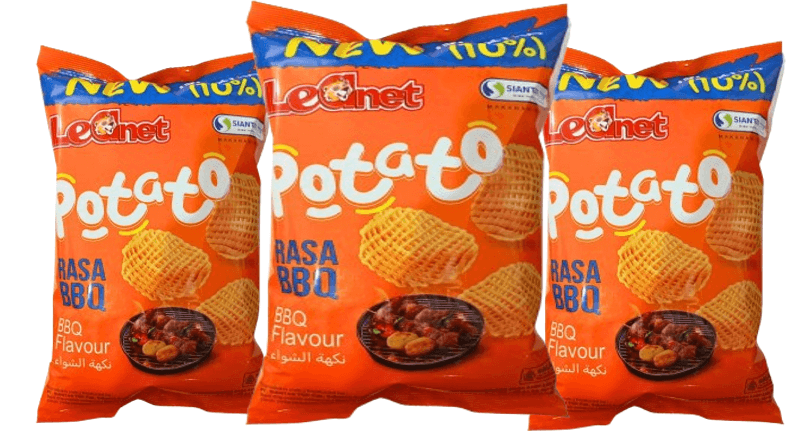 LEANET POTATO CHIPS - BBQ