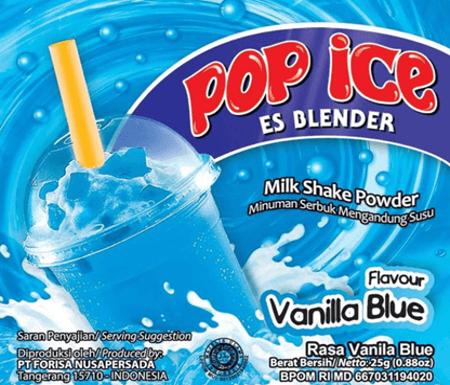 POP ICE VANILLA BLUE