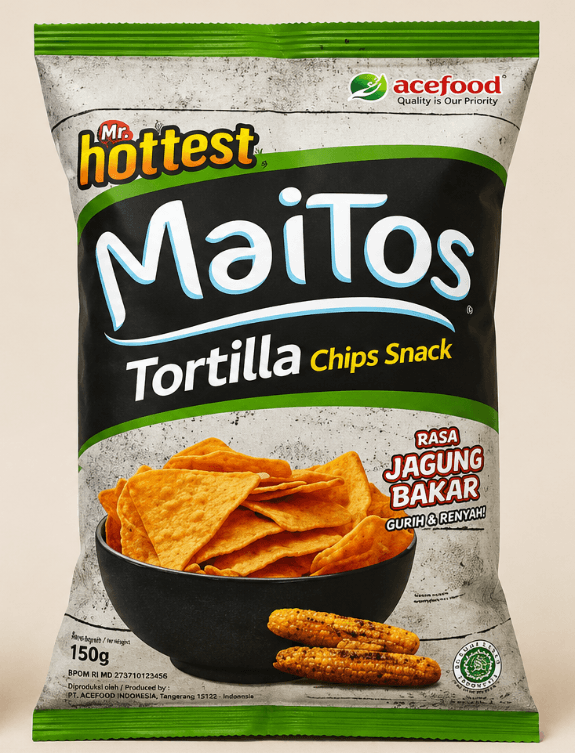 MAITOS CHIPS JAGUNG BALADO 140G