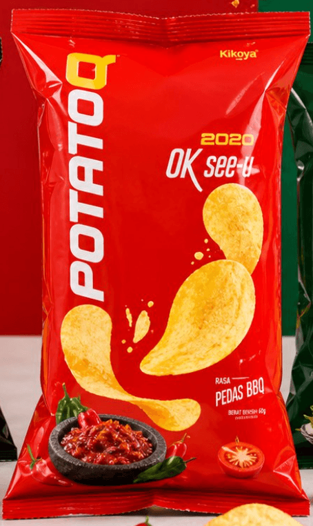 POTATO-Q SNACK PEDAS MANIS