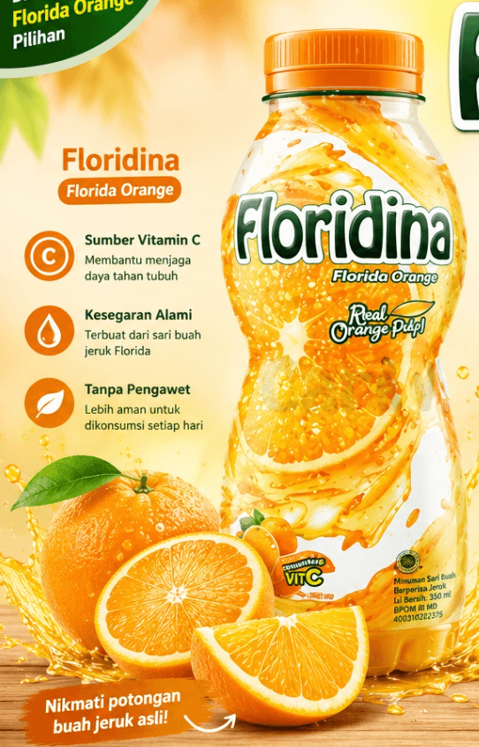 FLORIDINA DRINKS/ORANGE