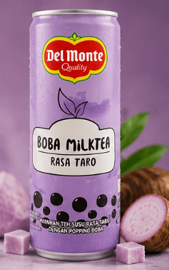DELMONTE BOBA MILK TARO