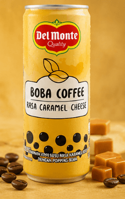 DELMONTE BOBA CARAMEL CHEESE