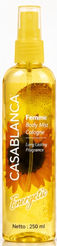 CASABLANCA B/MIST SPRAY ENERGTIC/YELLOW