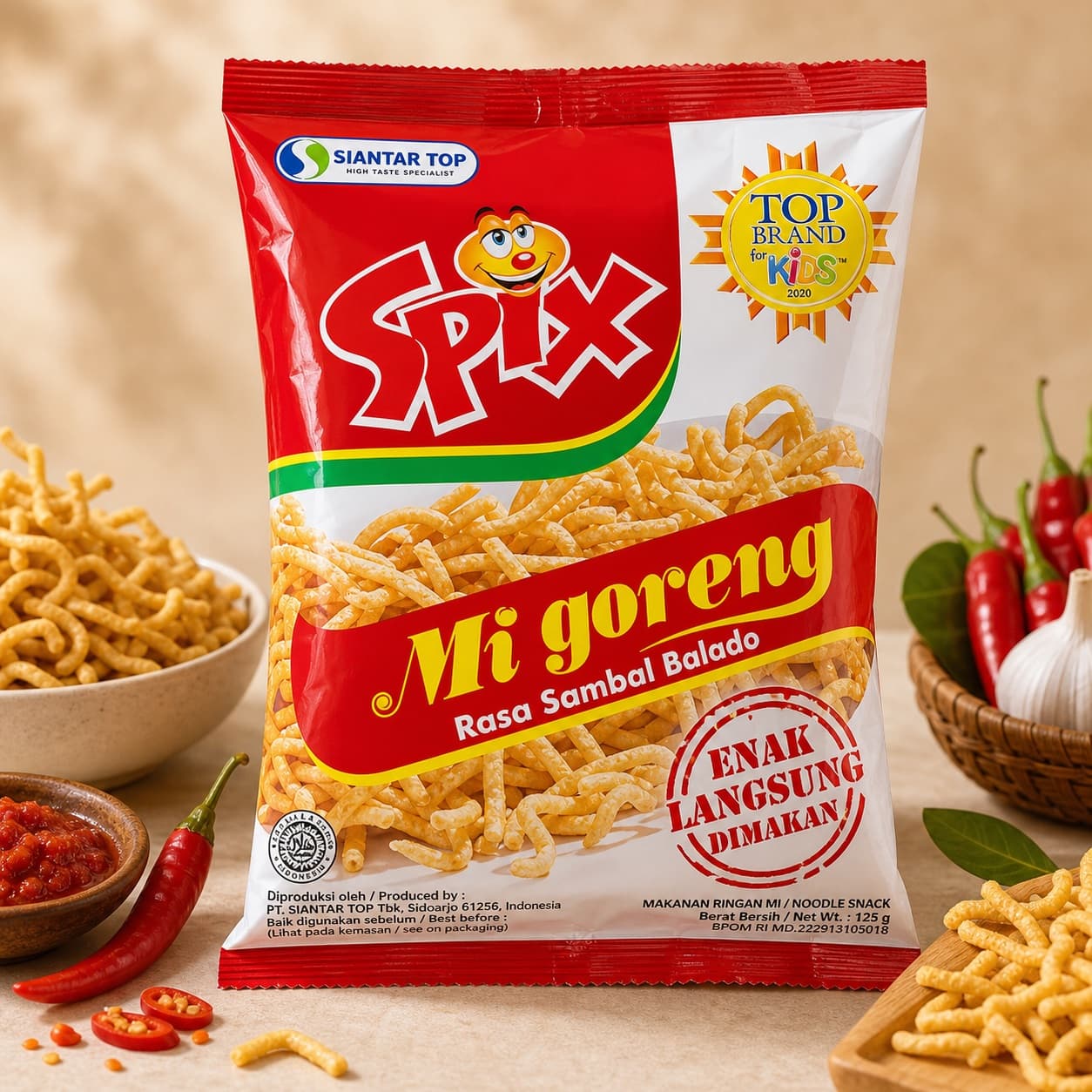 SPIX MI GORENG SNACK BALADO