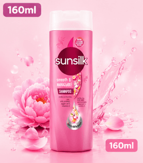SUNSILK SHP PINK 160ML
