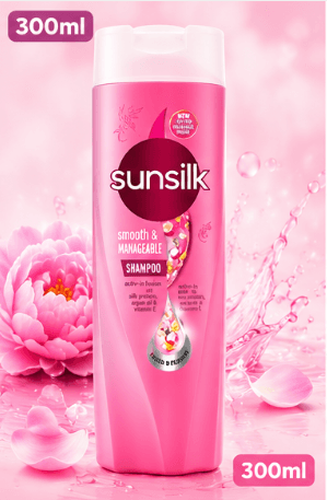 SUNSILK SHP PINK 300ML
