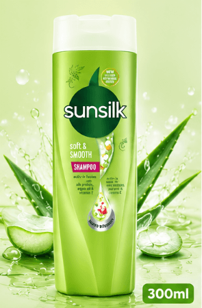 SUNSILK SHP GREEN 300ML