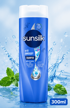 SUNSILK SHP BLUE 300ML