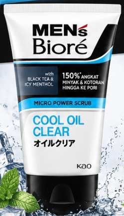 BIORE MEN FOAM COOL OIL CLEAR