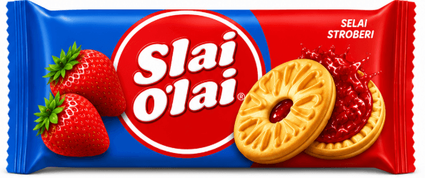SLAI OLAI BISKUIT STRAWBERRY
