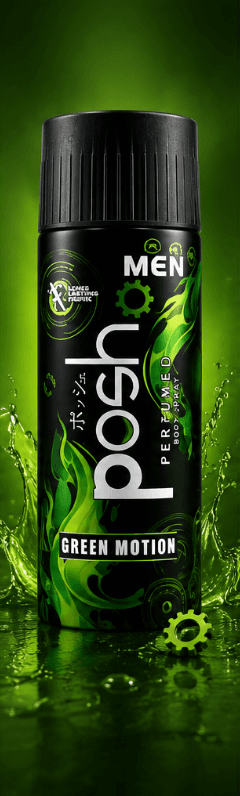 POSH MEN SPRAY COOL GREEN MOTION
