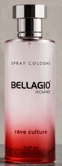 BELLAGIO EDT SPRAY RAVE CULTURE/RED
