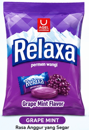 RELAXA CANDY GRAPE MINT