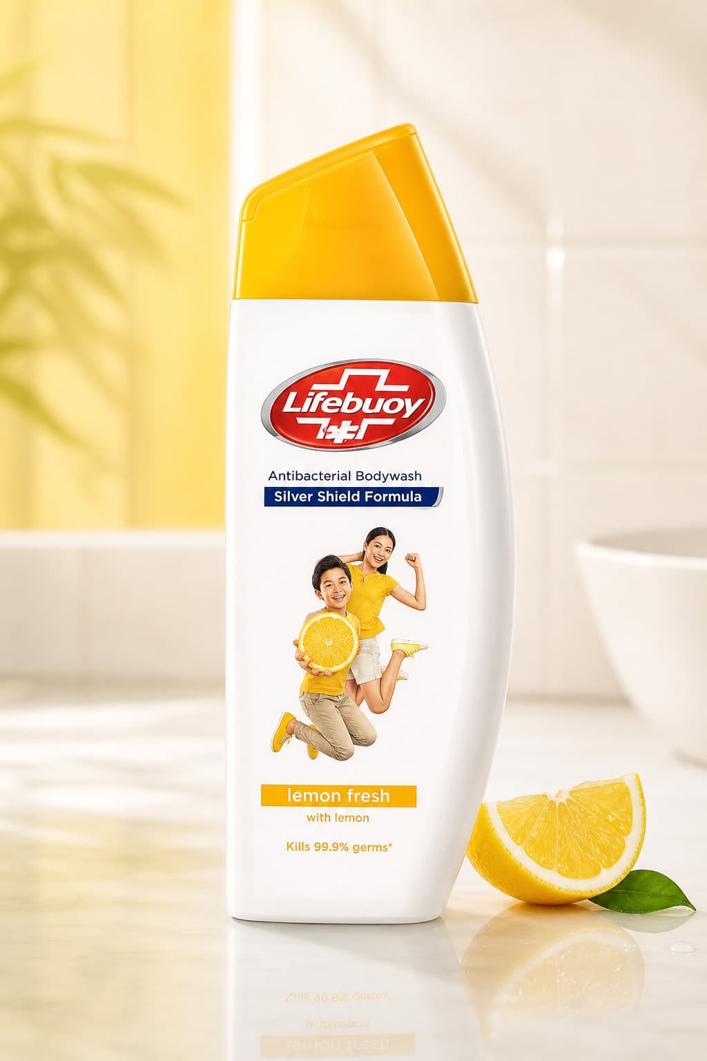 LIFEBUOY B/WASH LEMON FRESH/YELLOW