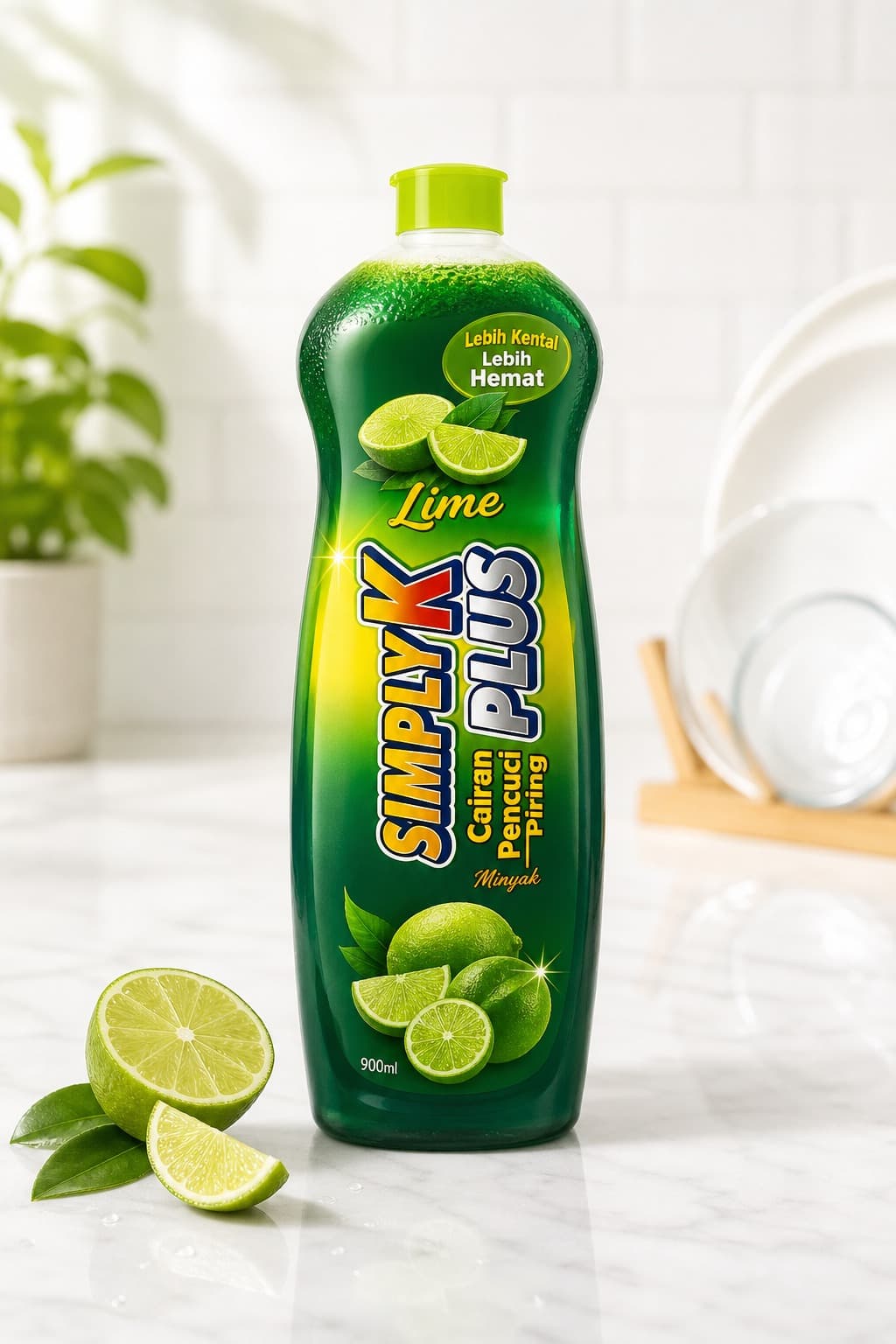 Simply K Plus Dish Wash - Lime