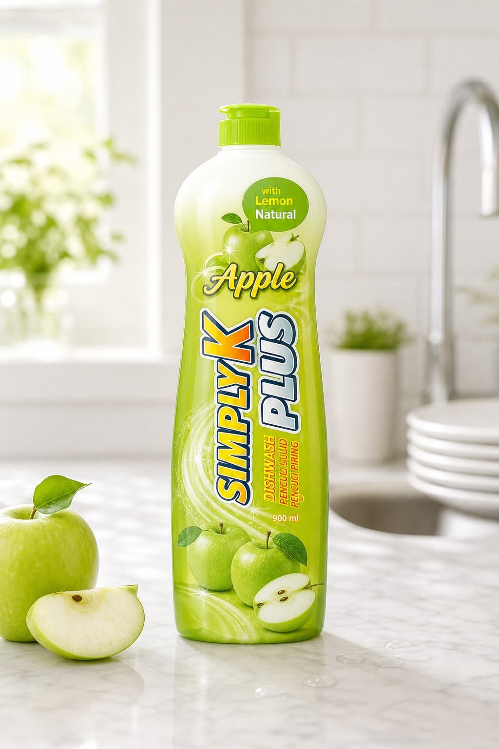 Simply K Plus Dish Wash - Apple
