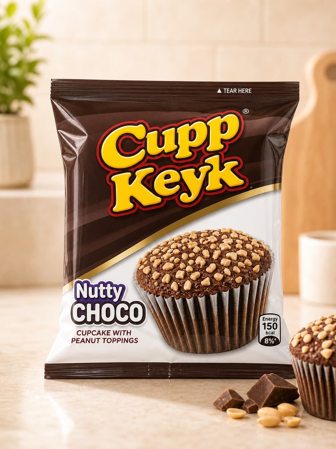 CUPP KEYK NUTTY CHOCO CAKE