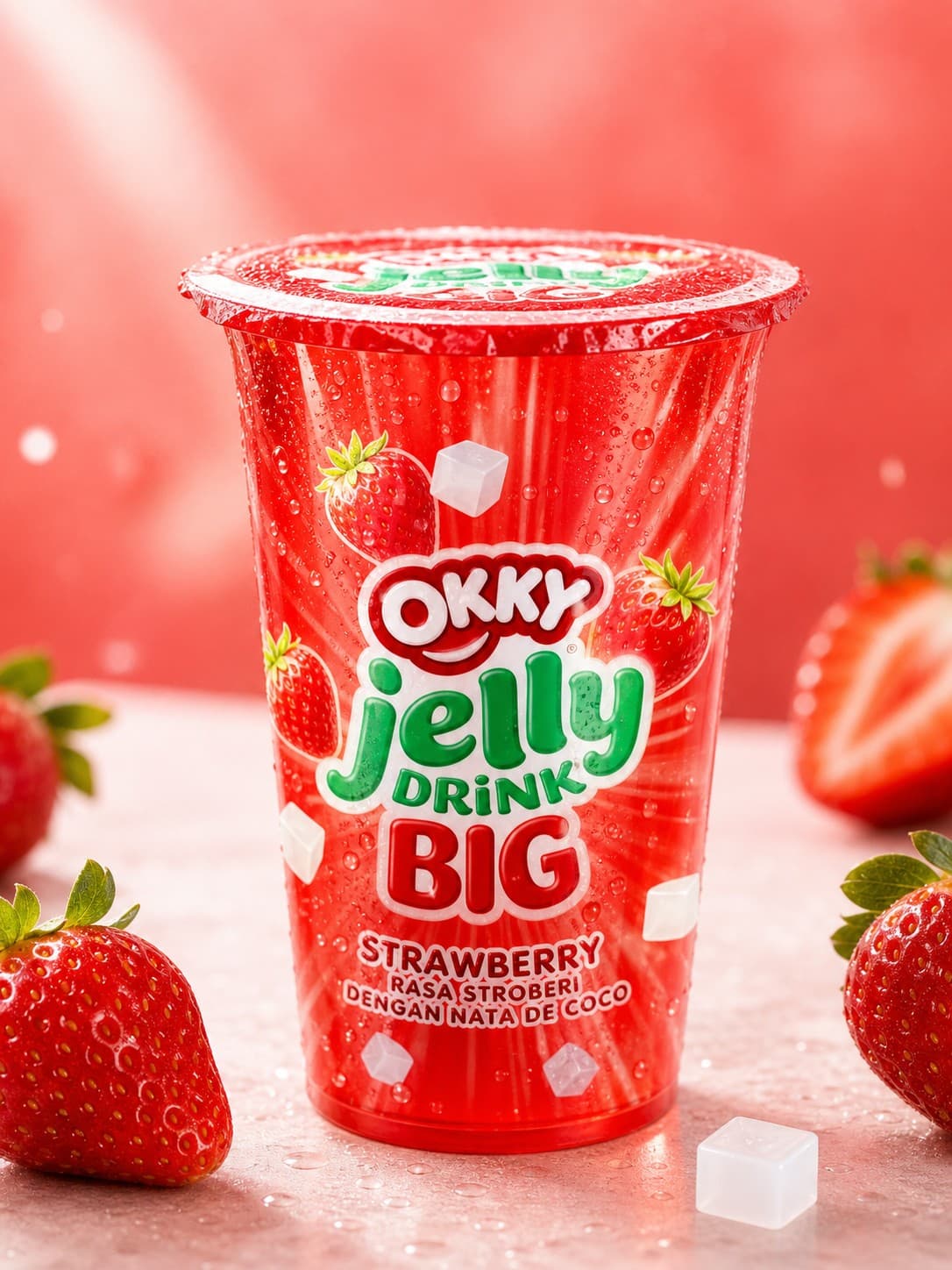 OKKY JELLY BIG STRAWBERRY 220ML
