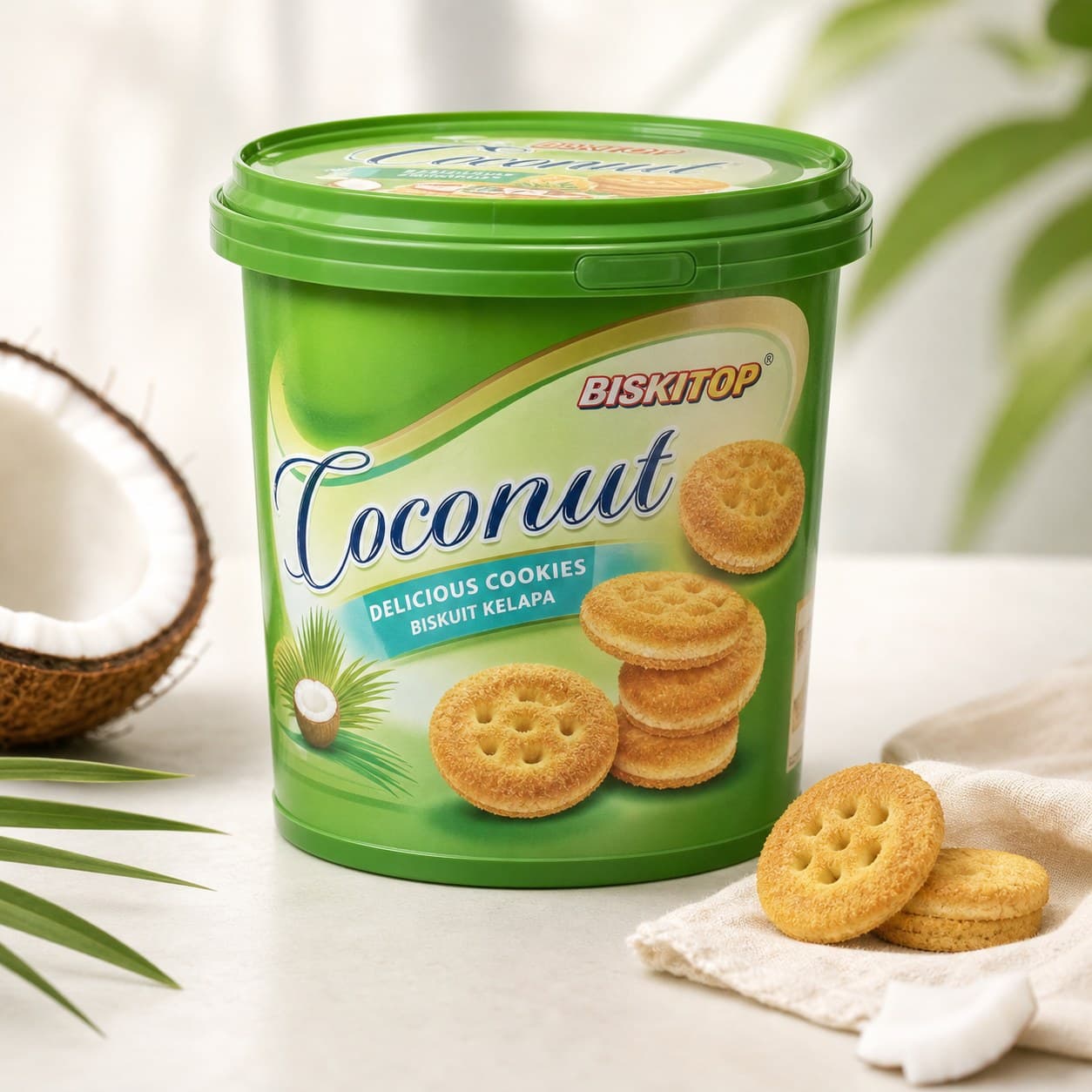 BISKITOP BISKUIT COCONUT 400G
